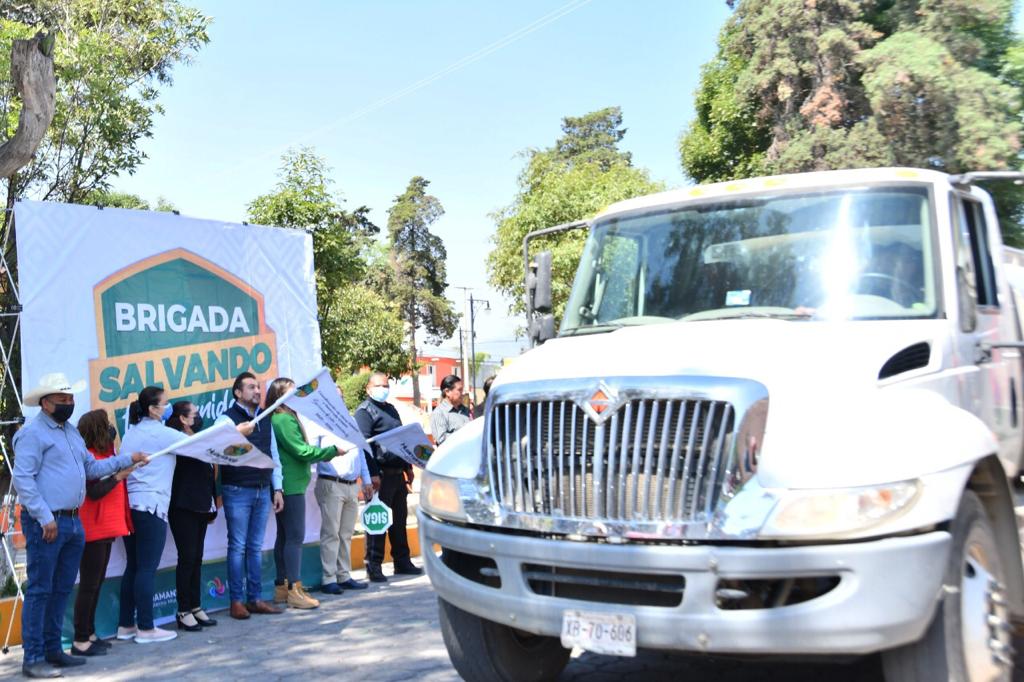 En Huamantla, llega la Brigada 'Salvando tu comunidad' a Zaragoza